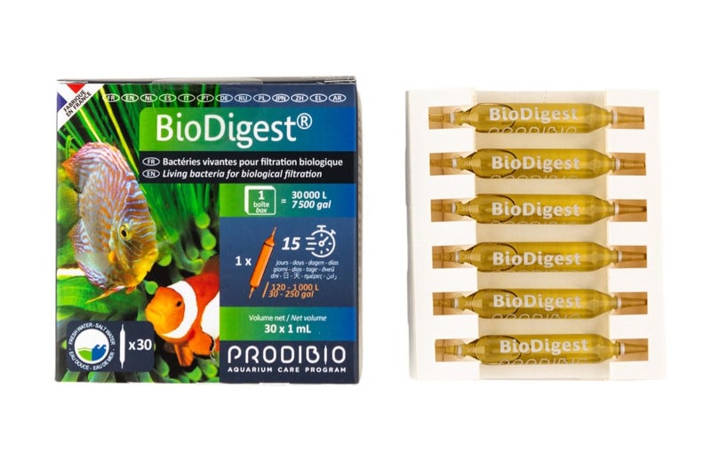 Prodibio Bio Digest, Nitrifying Bacteria, Fresh and Salt Water, 30/1 mL vials, 30 gal and up - Image 3